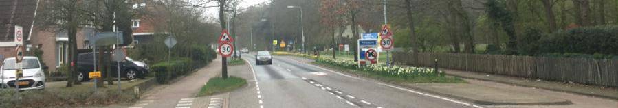 werk aan de N208 werk aan de N208