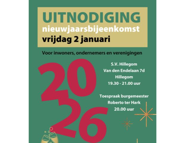 nieuwjaarsreceptie Hillegom 
